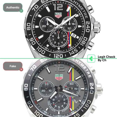 how to tell a fake tag watch|tag heuer counterfeit model.